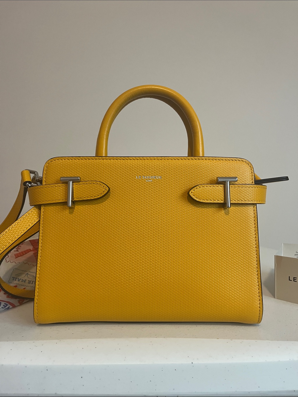 New Without Box Le Tanneur Emilie In Vibrant Mustard Yellow — image 8 of 8